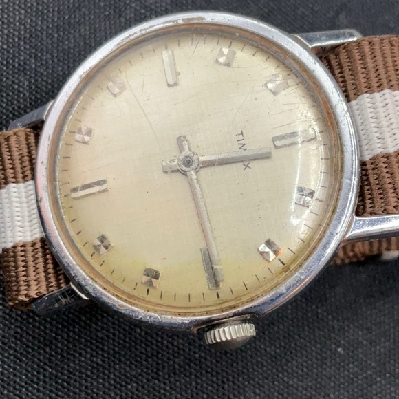Vintage 1971 Timex,  called "Tropical" Mens Watch NATO Strap - Picture 5 of 5
